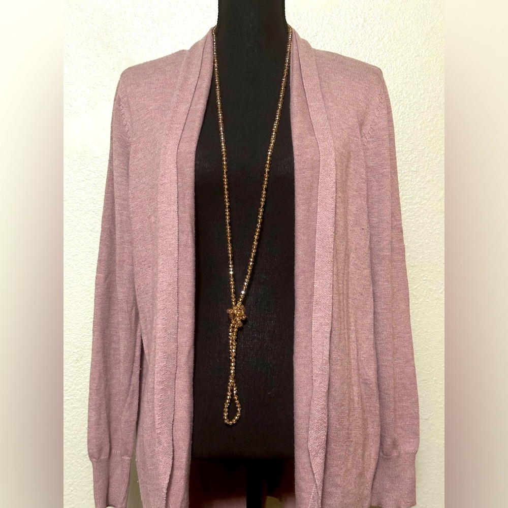 Pink Comfy Sweater Cardigan